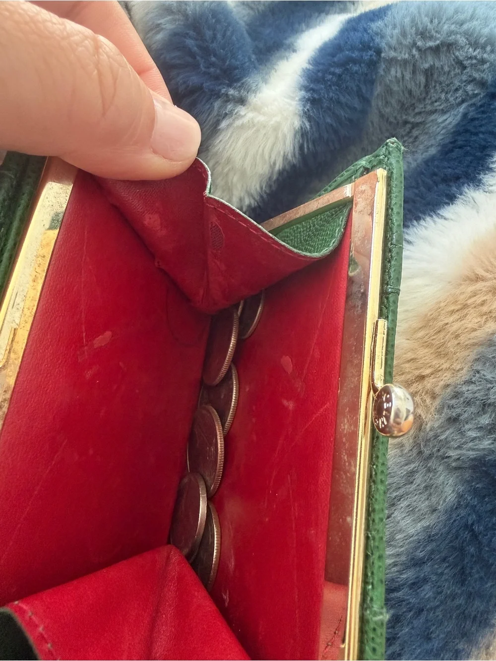 Celine Green Leather Wallet with Gold Hardware - Picture 5 of 9